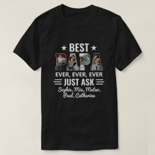 T-shirt Meilleur Papa Jamais Demandé À Grand-Enfants Photo