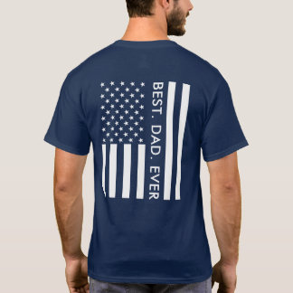 T-shirt Meilleur Papa Jamais Fête des pères Moderne Person