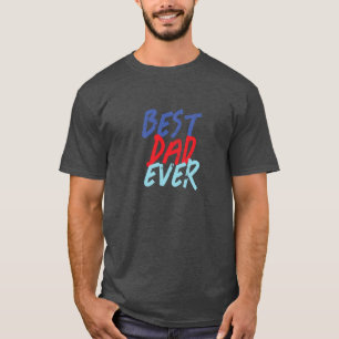 T-shirt Meilleur papa jamais minimaliste Cool professionne