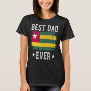 T-shirt Meilleur papa Jamais Togo Drapeau Meilleur papa to