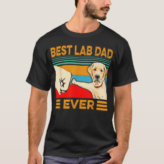 T-shirt Meilleur Papa Lab Ever Rétro