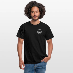 T-shirt Meilleur Papa Minimaliste Élégant