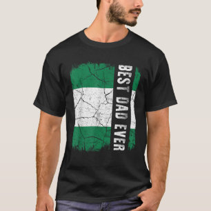 T-shirt Meilleur papa nigérian Jamais Nigeria Papa Fête du