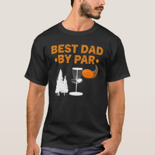 T-shirt Meilleur Papa Par Disque Golf