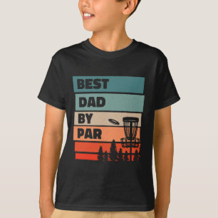 T-shirt Meilleur Papa Par, Joueur de Disc Golf Amateur de