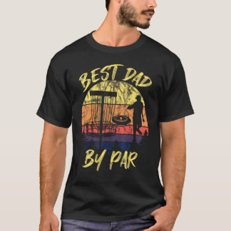 T-shirt Meilleur Papa Par Joueur De Disc Golf Sport De Dis