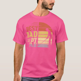 T-shirt Meilleur Papa Par Par Club De Golf Accessoires Pèr