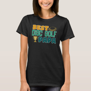 T-shirt Meilleur Papa Par Par Disque Golf