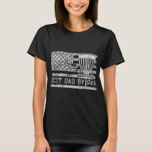 T-shirt Meilleur Papa Par Par Drapeau Américain Vintage Di