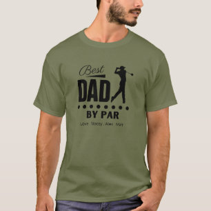 T-shirt Meilleur papa par PAR Police Rétro