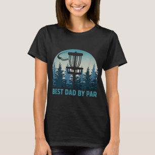 T-shirt Meilleur Papa Par Parc Funny Disque Golf Frisbee G