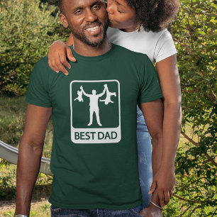 T-shirt Meilleur papa - Père qui a des enfants