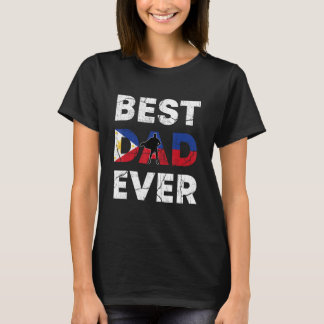 T-shirt Meilleur papa philippin Jamais Philippines Papa pè