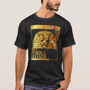 T-shirt Meilleur papa Pitbull pour hommes, père de chien