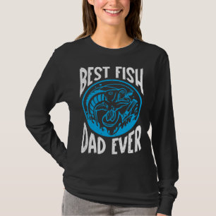 T-shirt Meilleur Papa Poisson Aquariophile Aquarium Poisso
