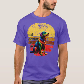 T-shirt meilleur papa rottweiler