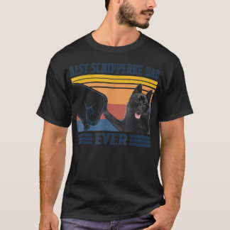 T-shirt Meilleur Papa Schipperke du Monde  Cadeau Vintage 