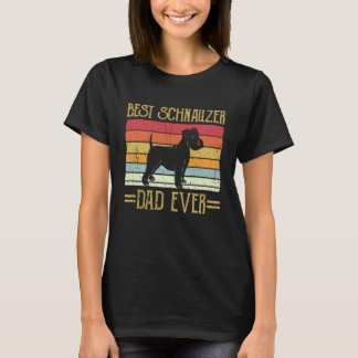 T-shirt Meilleur Papa Schnauzer Géant Douches Herrechen