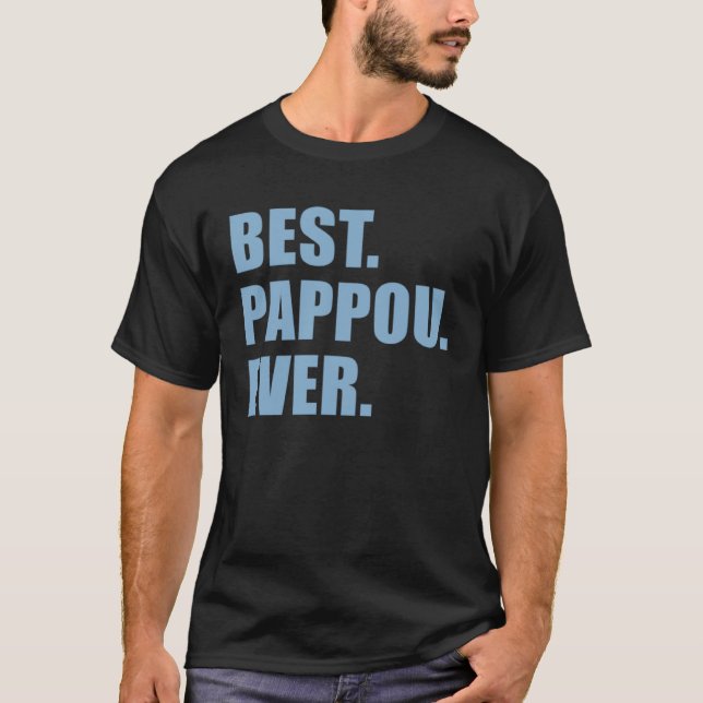 T-shirt Meilleur Pappou jamais grand-père grec (Devant)