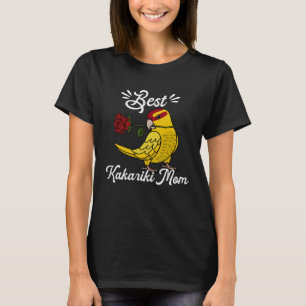 T-shirt Meilleur Parrot Maman I Jaune Lutino Kakariki