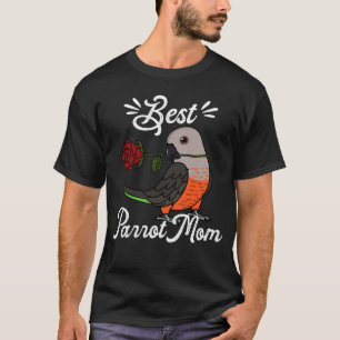T-shirt Meilleur Parrot Maman I Red ventre Parrot