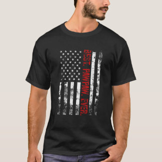 T-shirt Meilleur Pawpaw Ever America Drapeau Cadeau Pour H