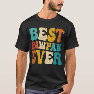 T-shirt Meilleur Pawpaw jamais rétro Vintage grand-père Fê