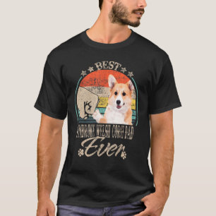 T-shirt Meilleur Pembroke Welsh Corgi Papa Jamais Vintage