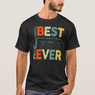 T-shirt Meilleur Père à Guitare de Tous les Temps Guitaris