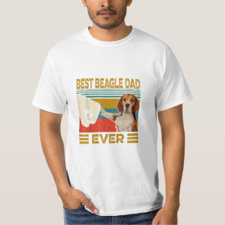 T-shirt Meilleur père Beagle