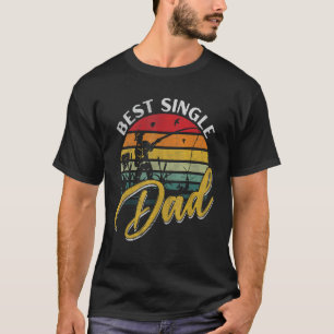 T-shirt Meilleur Père Célibataire Pêche pour Hommes