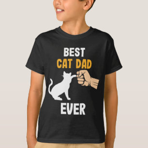 T-shirt Meilleur père de chat Jamais Kitten Parents Père
