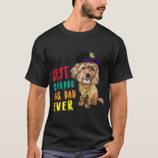 T-shirt Meilleur père de chien de Cavapo jamais Fête des p