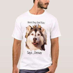 T-shirt Meilleur père de chien jamais