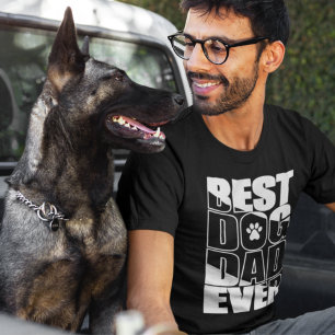 T-shirt Meilleur père de chien jamais