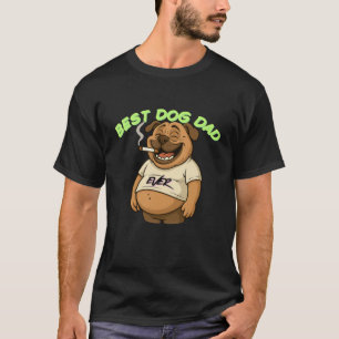 T-shirt Meilleur père de chien jamais   Drôle cadeau de Ca