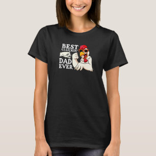 T-shirt Meilleur Père de Cluckin Jamais Mens Animal Chicke