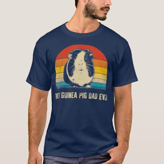 T-shirt Meilleur Père de porc de Guinée Jamais Drôle Guiné (Devant)