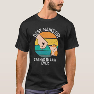 T-shirt Meilleur Père En Droit Jamais Funny Hamster Propri