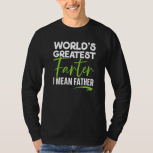 T-shirt Meilleur Père Farter du monde des hommes plaisante