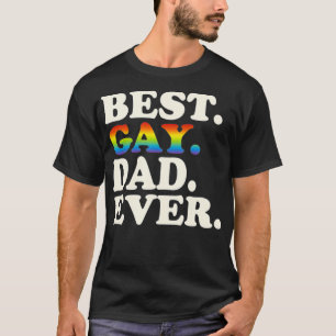 T-shirt Meilleur Père Gay Jamais Gay Égalité de genre Drôl