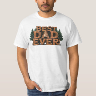 T-shirt *~* MEILLEUR PÈRE JAMAIS OURS Fête des pères Rusti