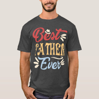 T-shirt Meilleur Père Jamais Vintage Famille Cadeau cadeau