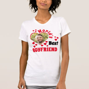 T-shirt Meilleur petit ami sur mesure au monde