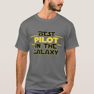 T-shirt Meilleur pilote dans l'avion de la galerie vol d'a