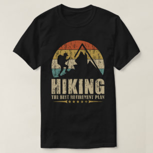 T-shirt Meilleur plan de retraite Vintage Retro Sunset