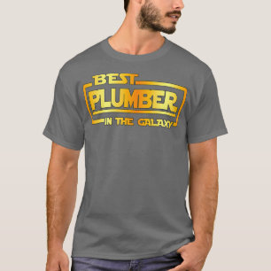 T-shirt Meilleur plombier dans la galaxie