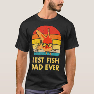 T-shirt Meilleur Poisson Papa Jamais Poisson D'Or Pour Gar
