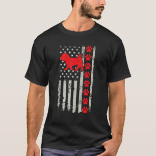 T-shirt Meilleur Pompier Mère Maltese Papa Jamais Drapeau