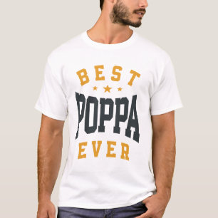 T-shirt Meilleur Poppa Jamais - La plaisanterie ultime du 